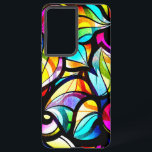 Modern Colorful Abstract Stained-Glass Design Samsung Galaxy S21 Ultra Case<br><div class="desc">Image of a stained-glass design pattern. Cool modern design.</div>