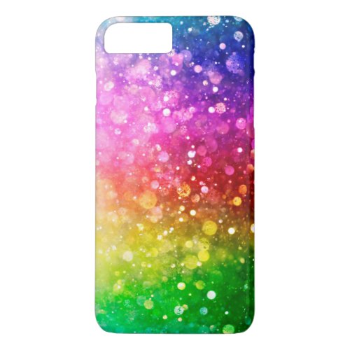 Modern Colorful Bokeh Glitter iPhone 8 Plus7 Plus Case