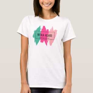Modern Colorful Brush Stroke T-Shirt