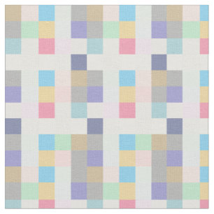 Modern Colorful Checkerboard Fabric