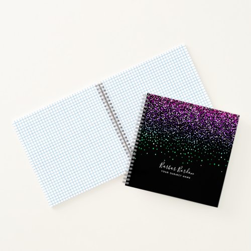 Modern Colorful Dots Design Notebook