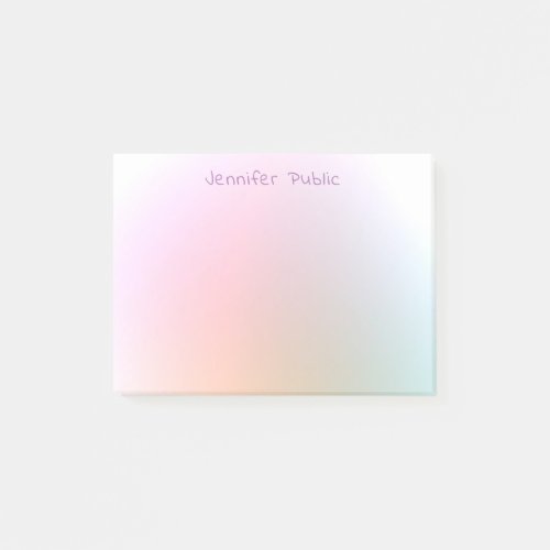 Modern Colorful Elegant Professional Template Post_it Notes