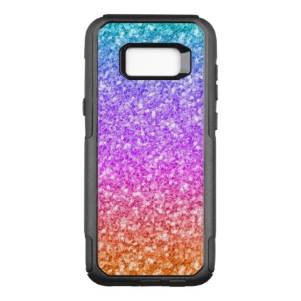Modern Colorful Faux Glitter &amp; Sparkles OtterBox Commuter Samsung Galaxy S8+ Case