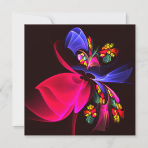 Modern Colorful Floral Abstract Art Pattern #06