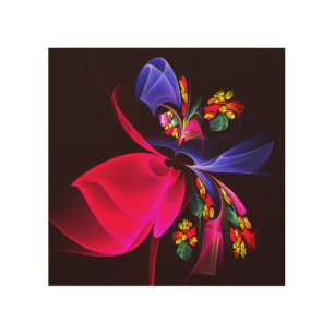 Modern Colorful Floral Abstract Art Pattern #06