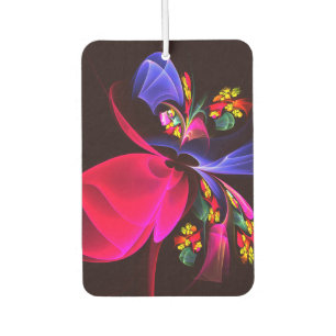 Modern Colorful Floral Abstract Art Pattern #06 Air Freshener