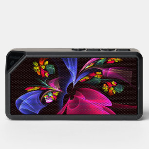 Modern Colorful Floral Abstract Art Pattern #06 Bluetooth Speaker