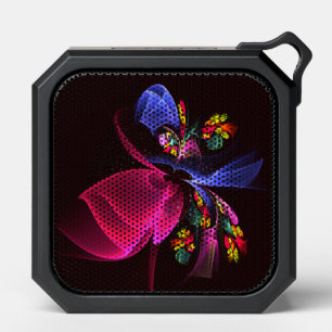 Modern Colorful Floral Abstract Art Pattern #06 Bluetooth Speaker