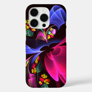 Modern Colorful Floral Abstract Art Pattern #06 iPhone 16 Pro Case