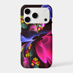 Modern Colorful Floral Abstract Art Pattern #06 iPhone 17 Pro Case