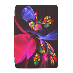 Modern Colorful Floral Abstract Art Pattern #06 iPad Mini Cover