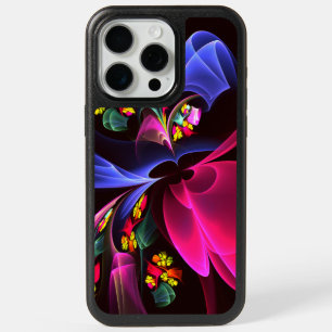 Modern Colorful Floral Abstract Art Pattern #06 iPhone 15 Pro Max Case