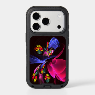 Modern Colorful Floral Abstract Art Pattern #06 iPhone 17 Pro Case