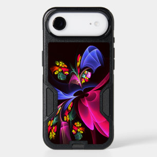 Modern Colorful Floral Abstract Art Pattern #06 iPhone 17 Air Case