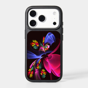 Modern Colorful Floral Abstract Art Pattern #06 iPhone 17 Pro Case