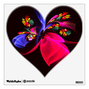 Modern Colorful Floral Abstract Art Pattern #06 Wall Decal
