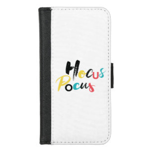 Modern, colorful, fun, cool, trendy Hocus Pocus iPhone 8/7 Wallet Case