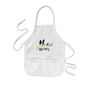 Modern, colorful, fun, cool, trendy Hocus Pocus Kids' Apron