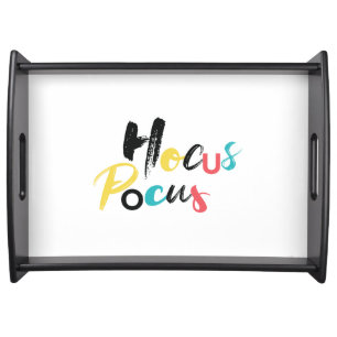 Modern, colorful, fun, cool, trendy Hocus Pocus Serving Tray