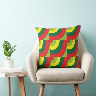 Modern Colorful Geometric Arch Pattern