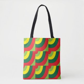 Modern Colorful Geometric Arch Pattern