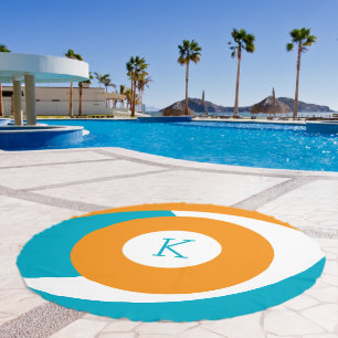 Modern Colorful Geometric Design Beach Towel