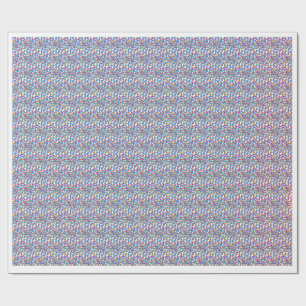 Modern Colorful Geometric Mosaic Pattern Wrapping Paper
