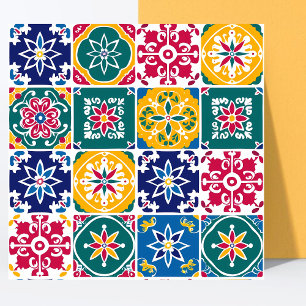 Modern Colorful geometric Pattern Mediterranean, Ceramic Tile