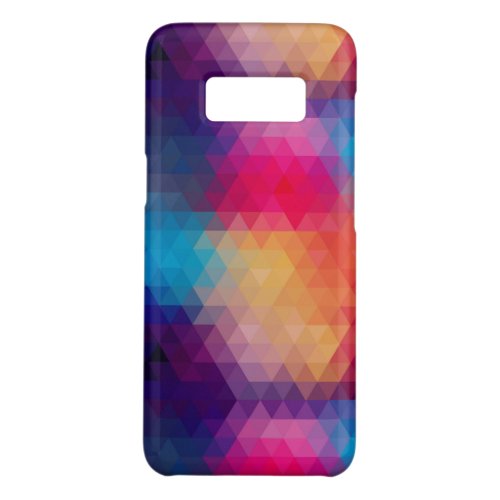 Modern Colorful Geometric Polygonal Design Case_Mate Samsung Galaxy S8 Case