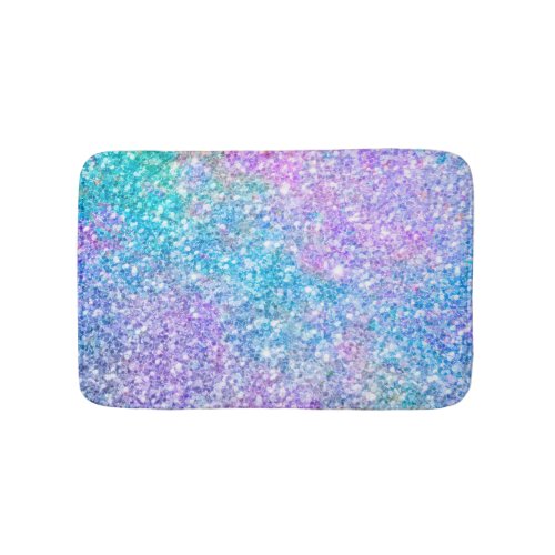 Modern Colorful Glitter Texture Bathroom Mat