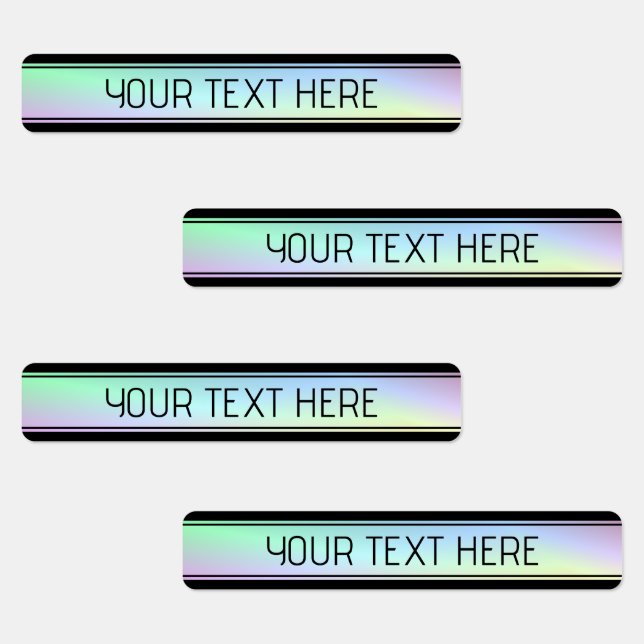Modern Colorful Gradient & Editable Text Labels (Group)