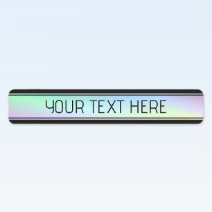 Modern Colorful Gradient & Editable Text Labels