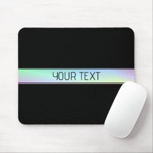 Modern Colorful Gradient & Editable Text Mouse Pad