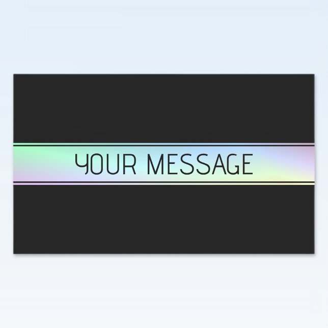 Modern Colorful Gradient & Editable Text Rectangular Sticker (Creator Uploaded)