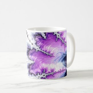 Modern Colorful Gradient Fractal Art