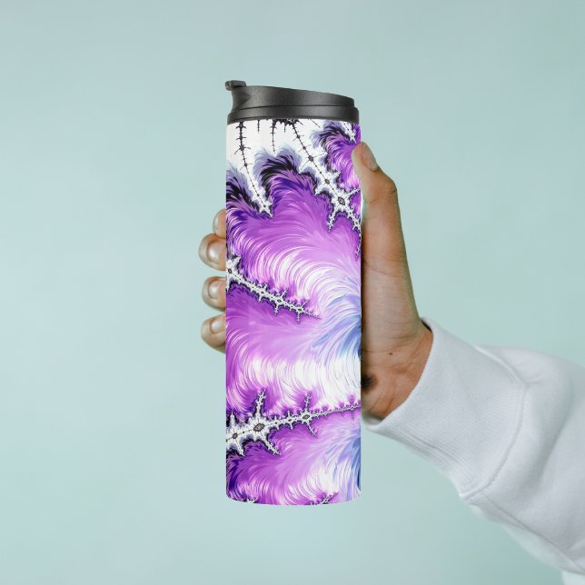 Modern Colorful Gradient Fractal Art Thermal Tumbler (Creator Uploaded)