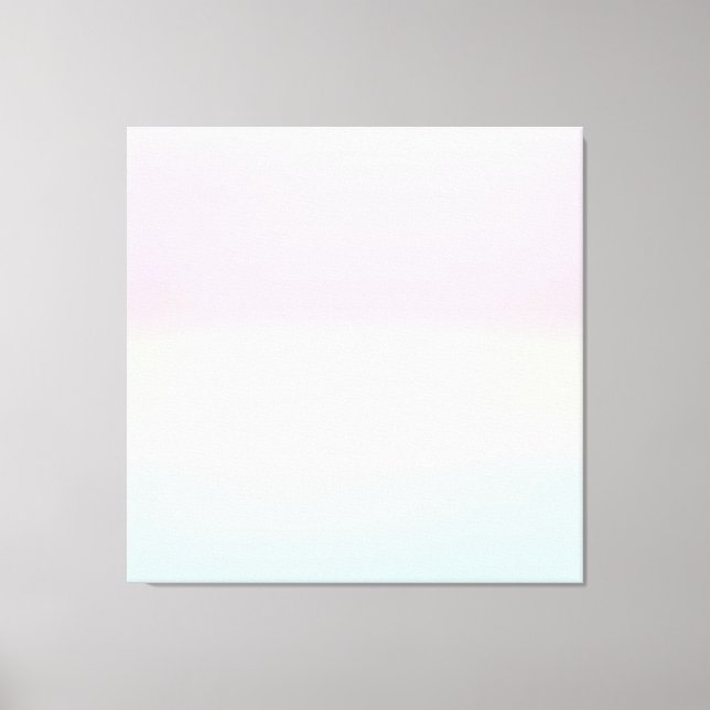 Modern colorful gradient Watercolor Rainbow Canvas Print (Front)