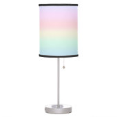 Modern colorful gradient Watercolor Rainbow Table Lamp (Left)