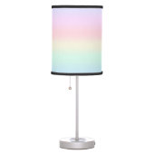 Modern colorful gradient Watercolor Rainbow Table Lamp (Right)