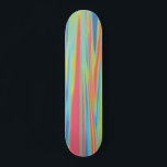 Modern Colorful Holographic Boarder Skateboard<br><div class="desc">Modern holographic looking multicolor deck board for your favorite street skater who surfs the sidewalk or hit the pipes. Unique looking deck for any skate boarder.</div>