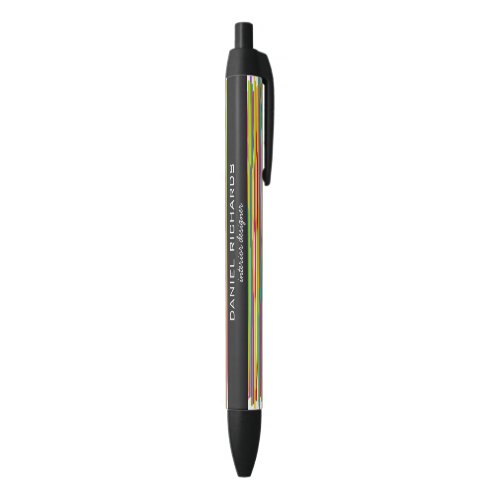 Modern Colorful Interior Designer Branding Black Ink Pen