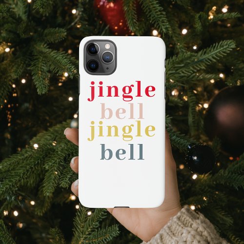 Modern Colorful Jingle Bell Jingle Bell iPhone 11Pro Max Case