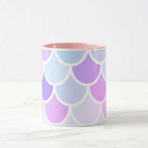 Modern Colorful Lovely Mermaid Seamless Pattern Mug