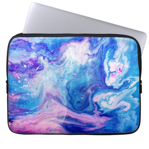 Modern Colorful Marble Pattern Laptop Sleeve