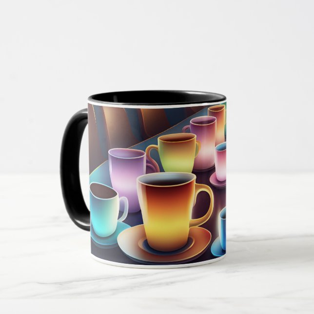 Modern Colorful Mug (Front Left)