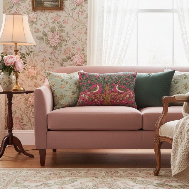 Modern  colorful  nature  motifs pattern   accent pillow (Creator Uploaded)