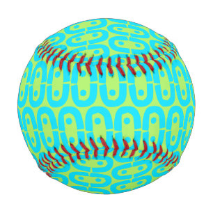 modern colorful pattern baseball
