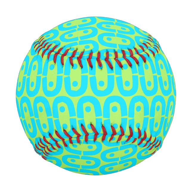 modern colorful pattern baseball (Front)