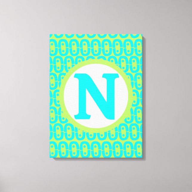 modern colorful pattern canvas print (Front)