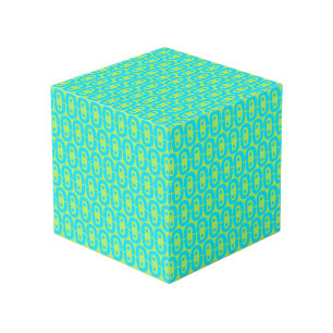 modern colorful pattern cube